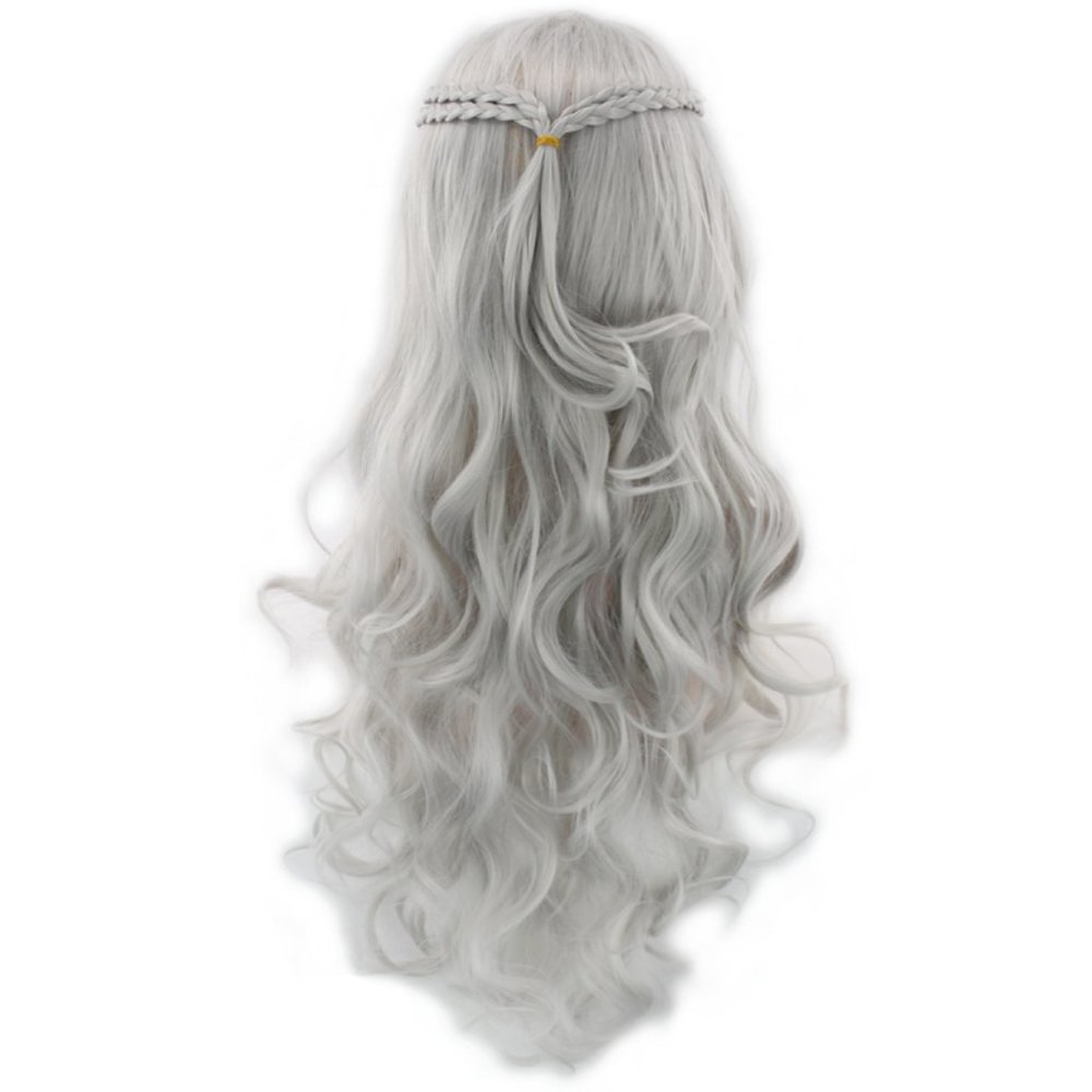 Women Gray Long Wigs - Picture 1 of 4